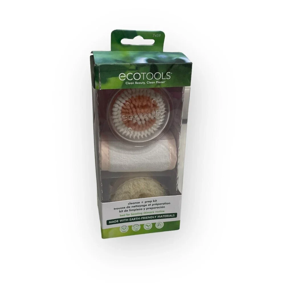 EcoTools Cleanse & Prep 3 Piece Kit For Boosting Skincare Routine